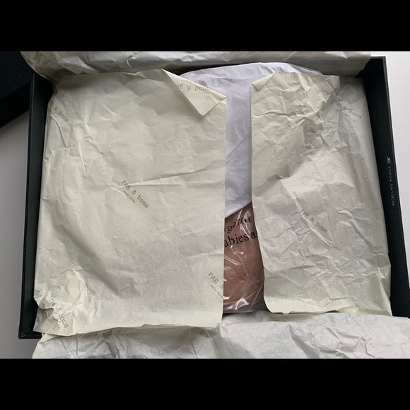 NIB Auth rag & bone macaroon suede leather Margot booties boots 11 - Picture 6 of 14